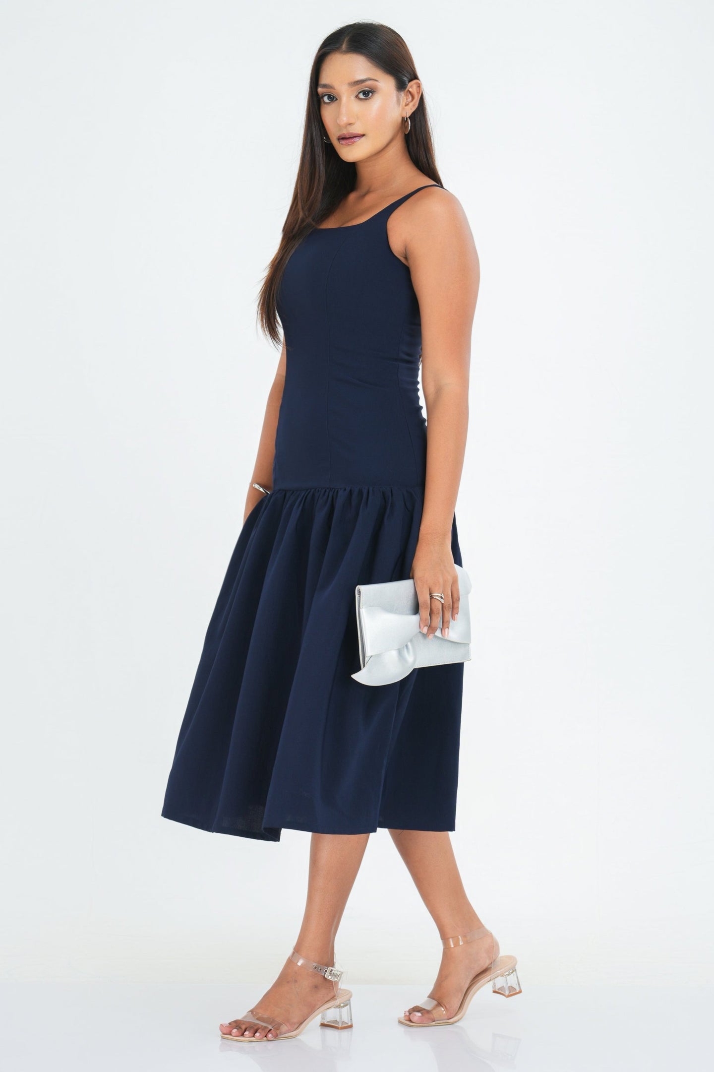 Monroe Midi Dress - Midnight