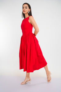 Frankie Midi Dress - Apple