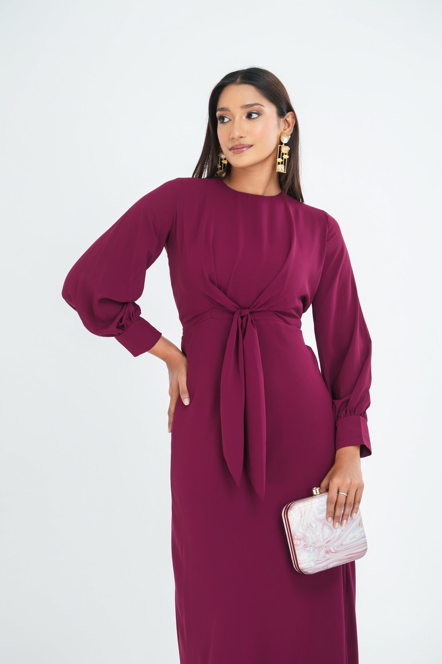 Ramona Maxi Dress - Plum