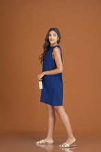 Load image into Gallery viewer, Bella Shift Dress - Navy
