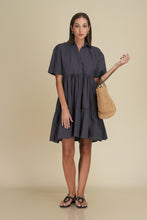 Load image into Gallery viewer, All Day Mini Tier Dress- Charcoal
