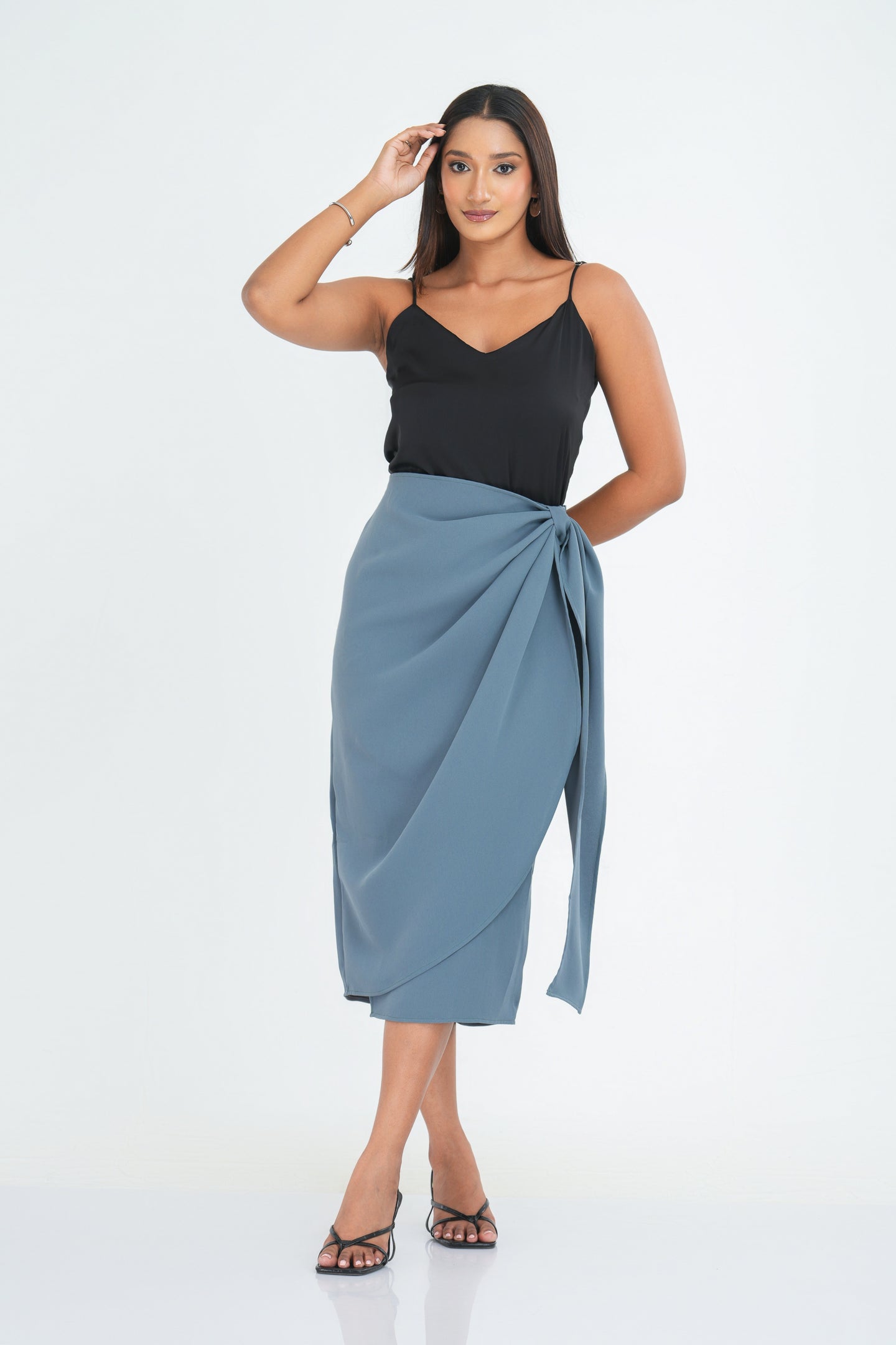 Melissa Wrap Skirt - Moss