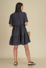 Load image into Gallery viewer, All Day Mini Tier Dress- Charcoal
