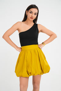 Thea Mini Skirt - Mustard