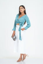 Load image into Gallery viewer, Quincy Top - Turkish Blue
