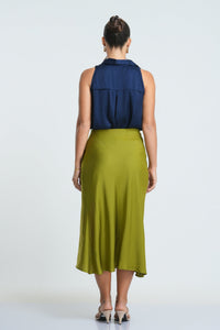 Grace Midi Skirt - Olive