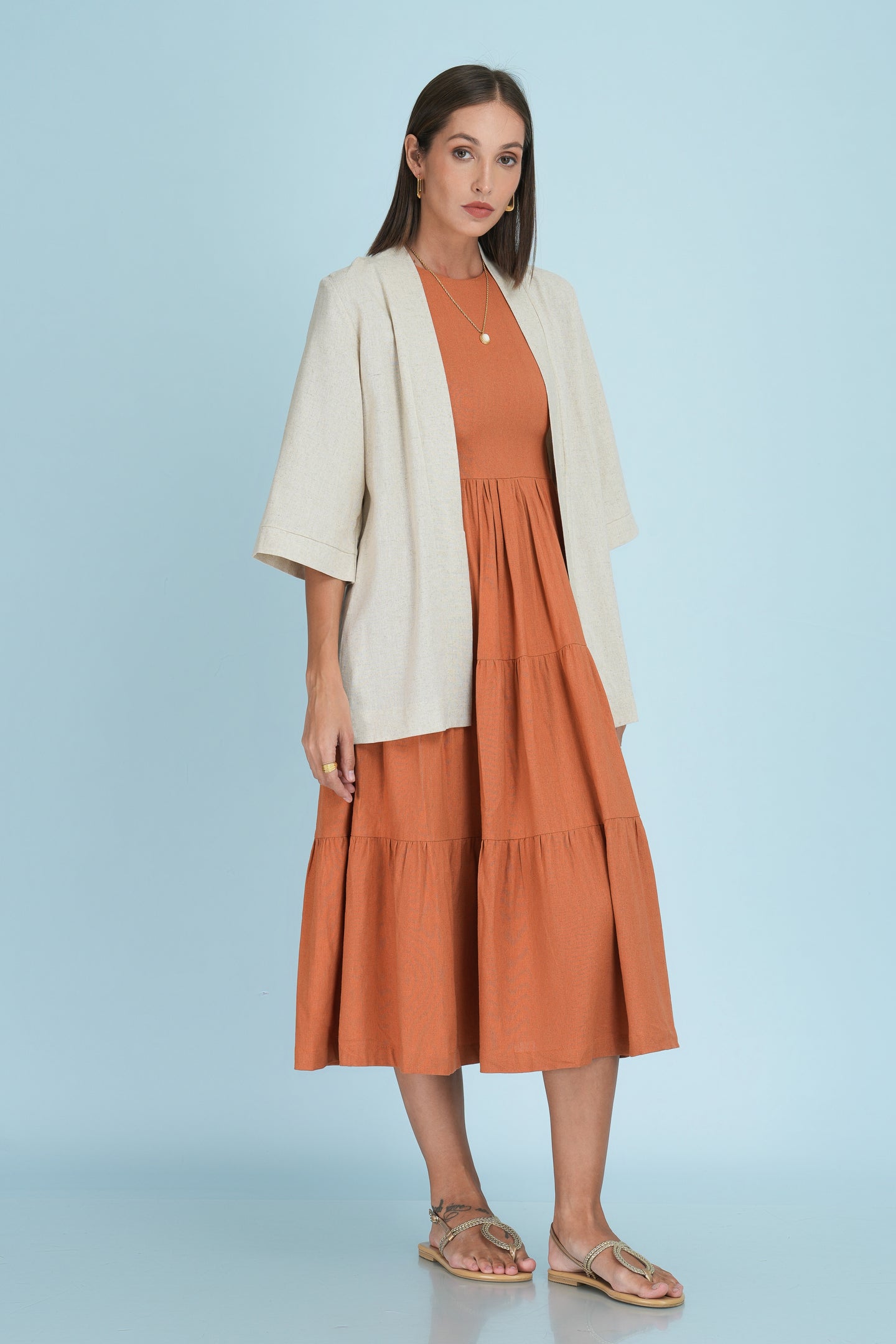 Island Cardigan - Sand
