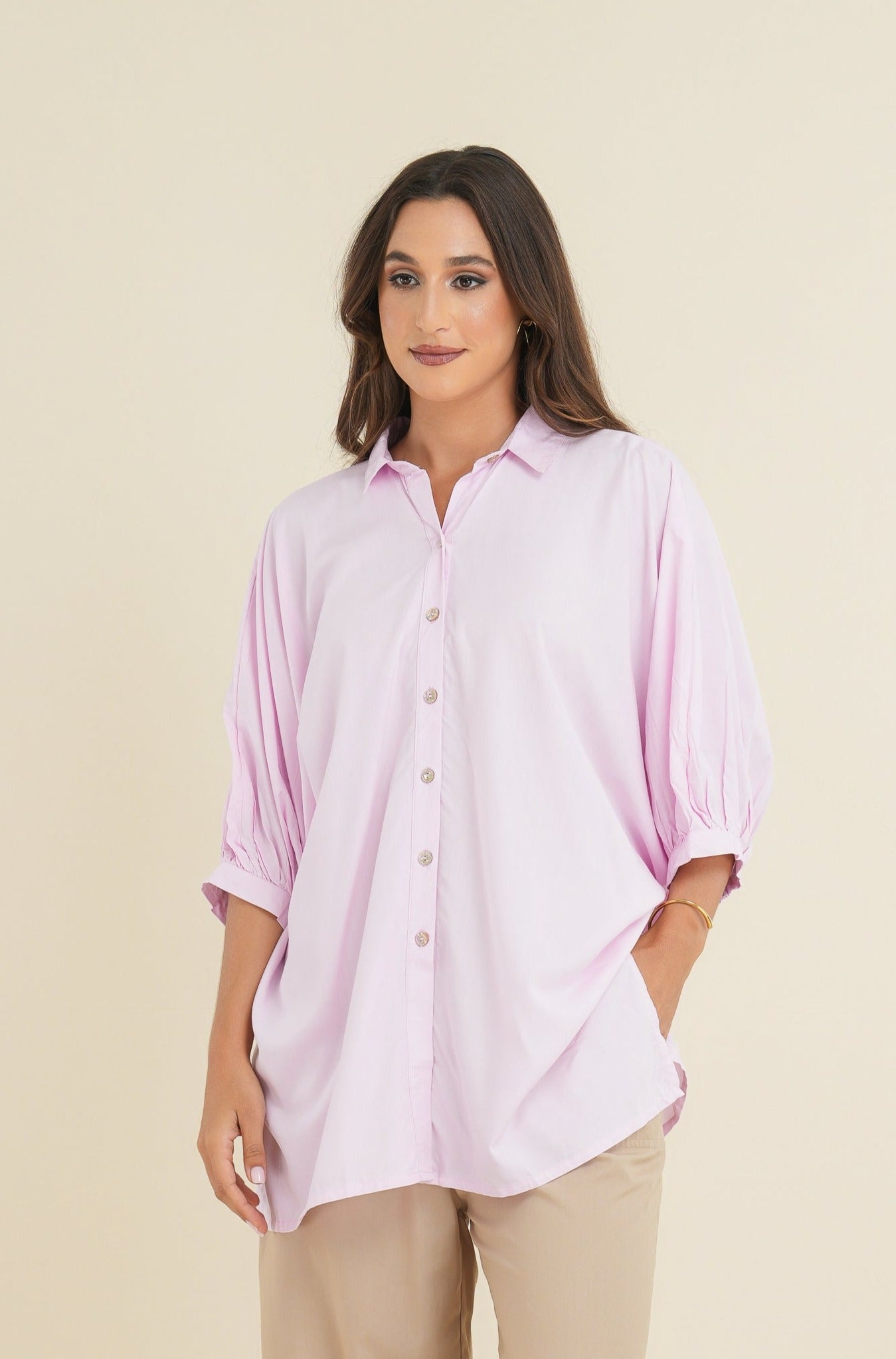 Fiori Shirt - Lavender