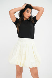 Thea Mini Skirt - Pearl