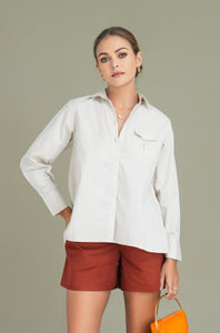Amy Crossback Shirt - Off White
