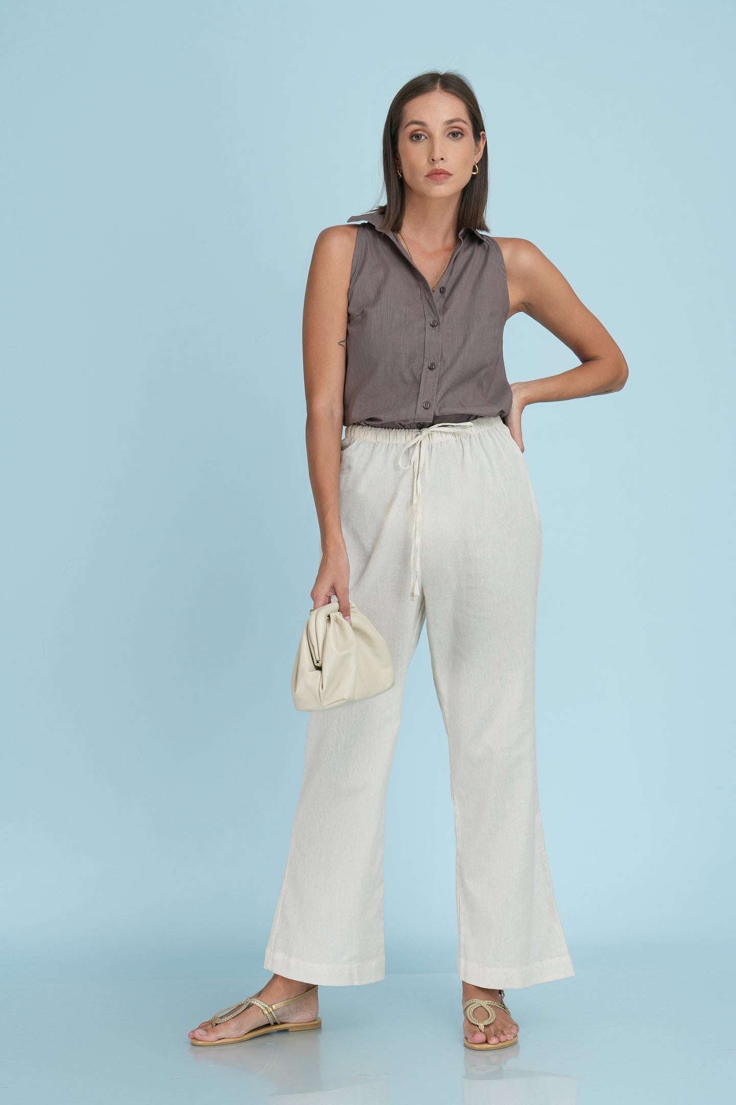 Kalpitiya Beach Pant - Mist