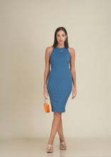Load image into Gallery viewer, Bella Ribbed Midi Dress - Yale
