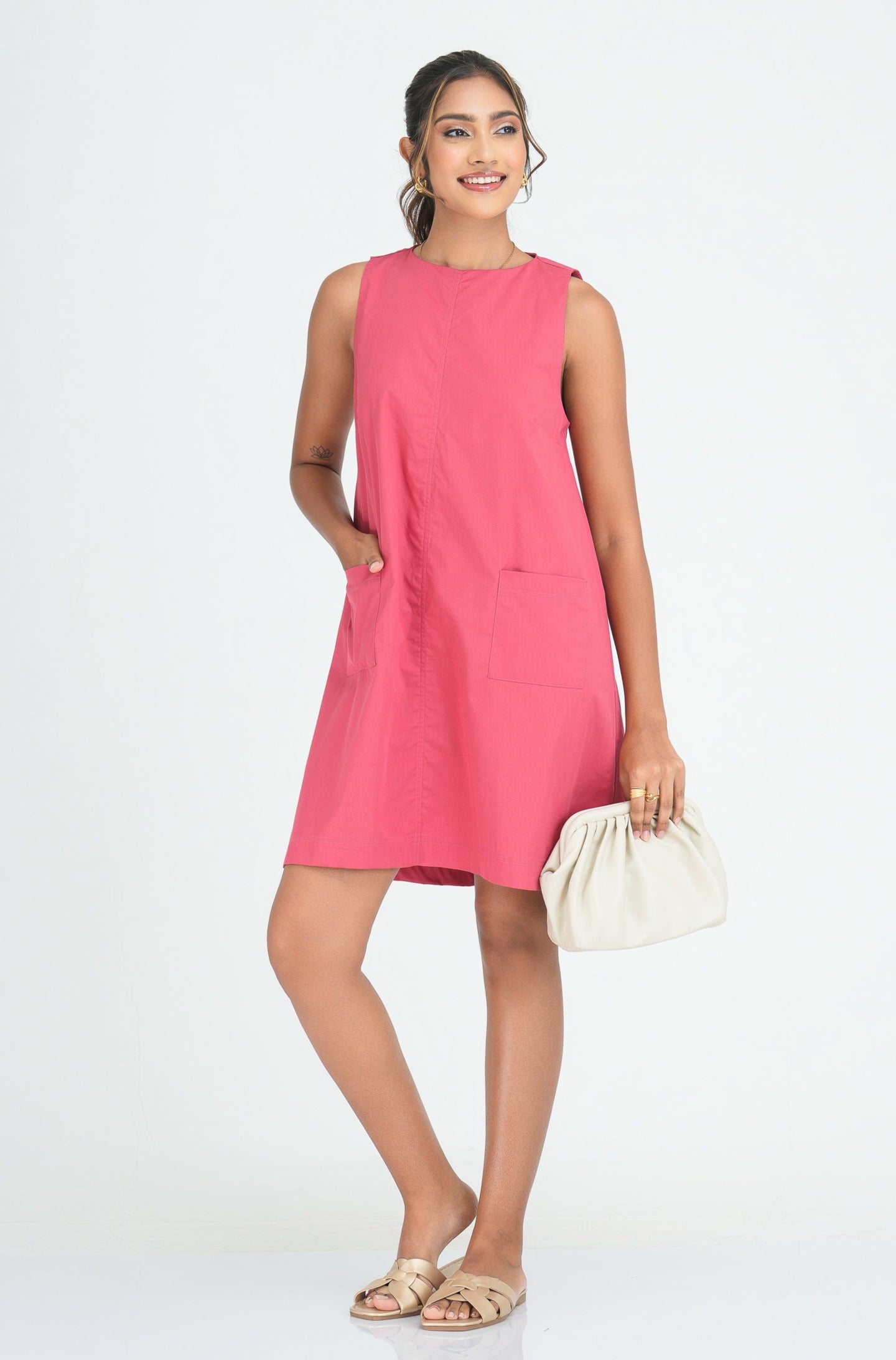 Bella Shift Dress - Punch