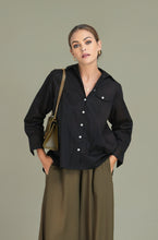 Load image into Gallery viewer, Amy Crossback Shirt - Black
