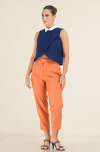 Load image into Gallery viewer, Tulip Crop Top - Navy
