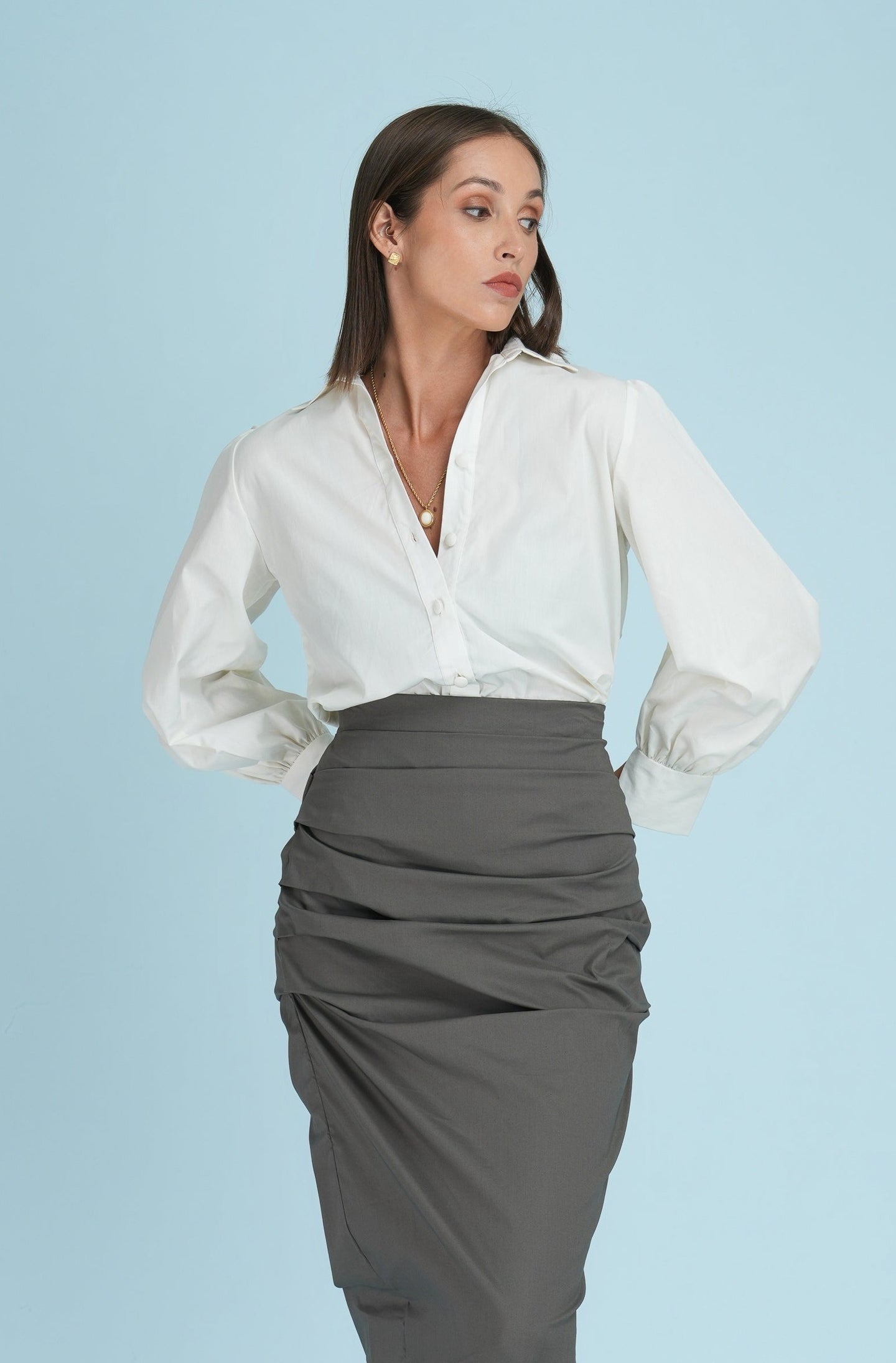 Sofia Shirt - Cream