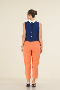 Formal Midi Pant - Orange