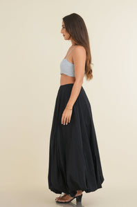 Flow Bubble Skirt - Black