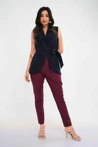 Odette Pant - Burgundy