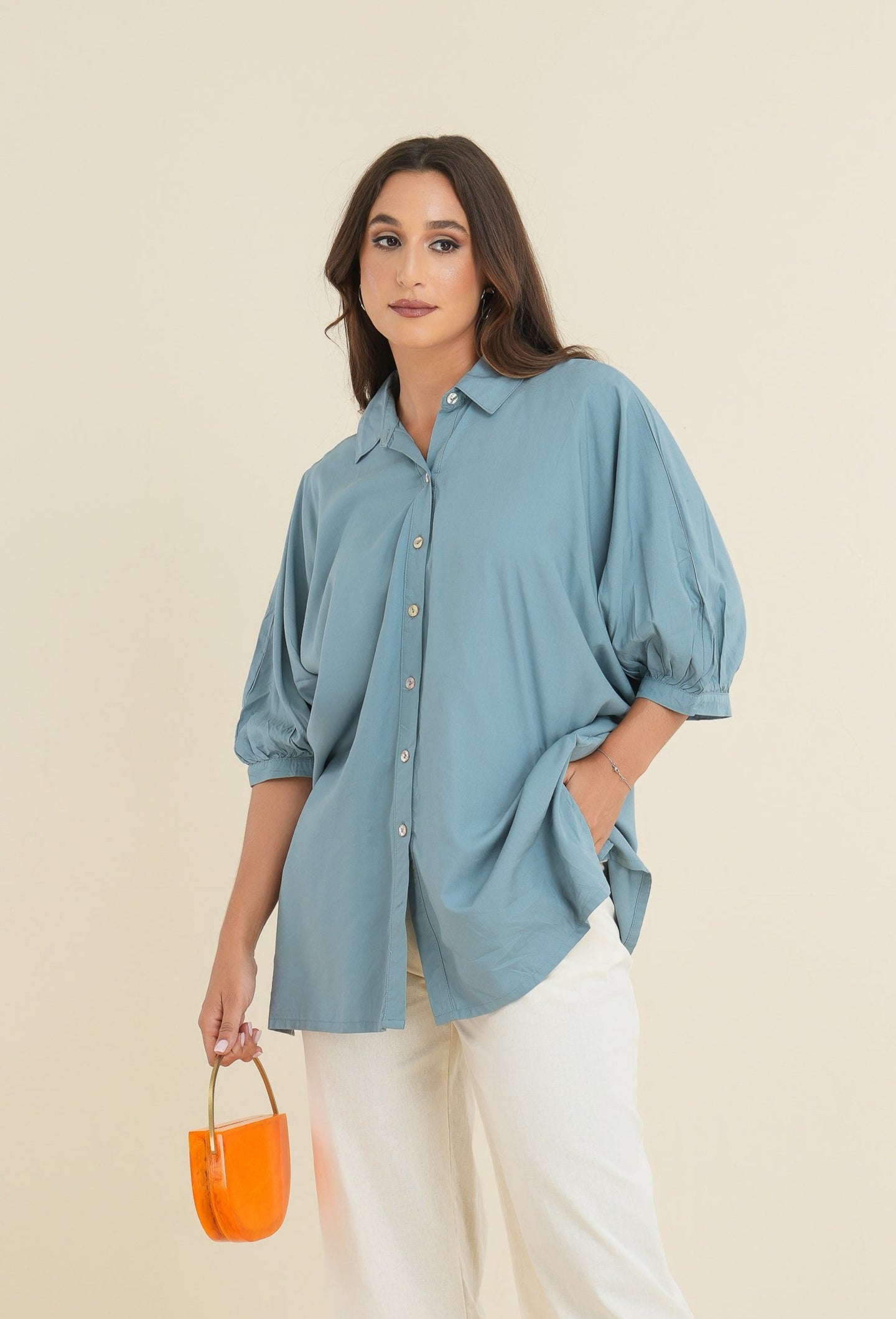 Fiori Shirt - Stone