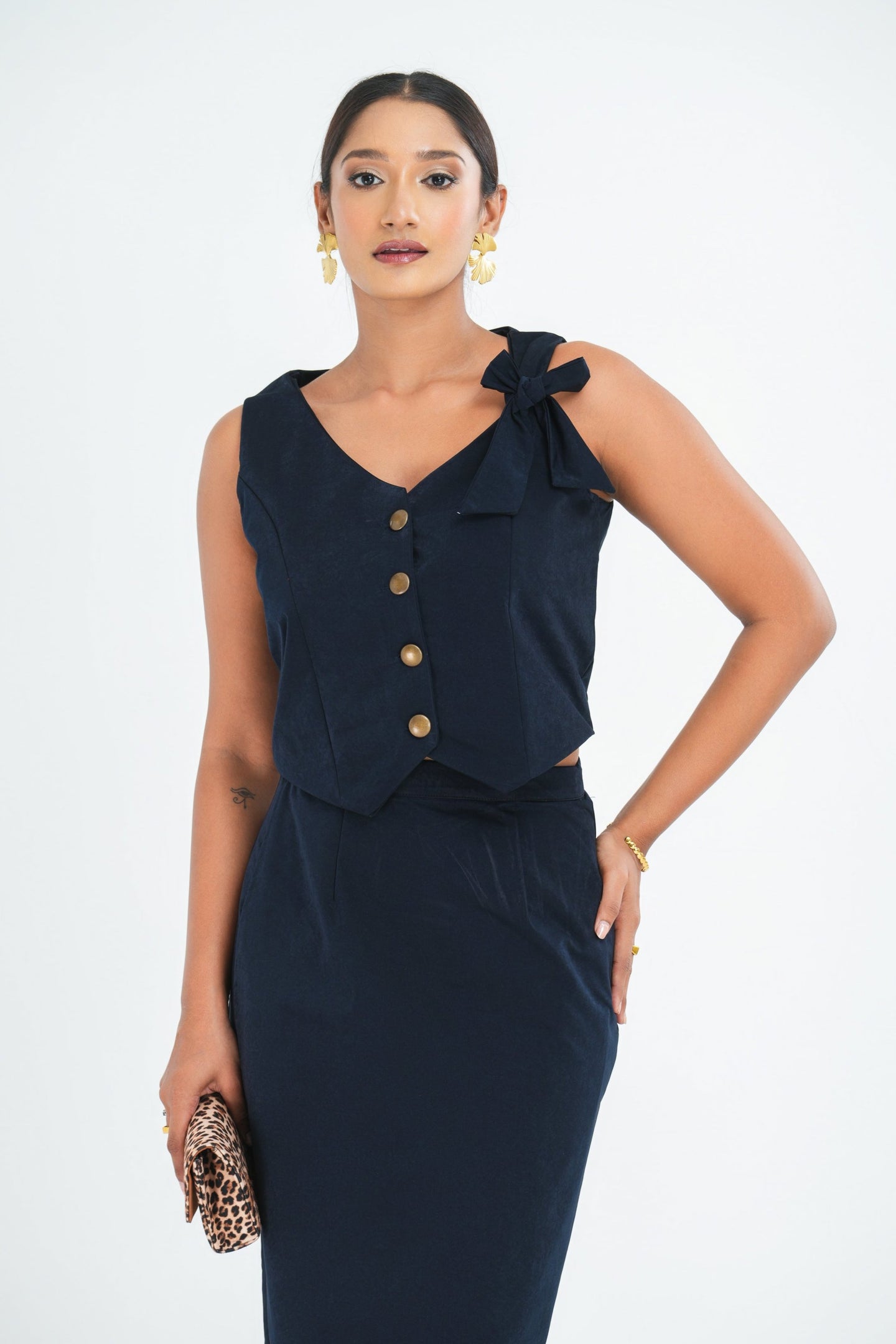 Rosie Waist coat - Midnight Blue