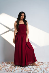 Alisson Maxi Dress - Crimson