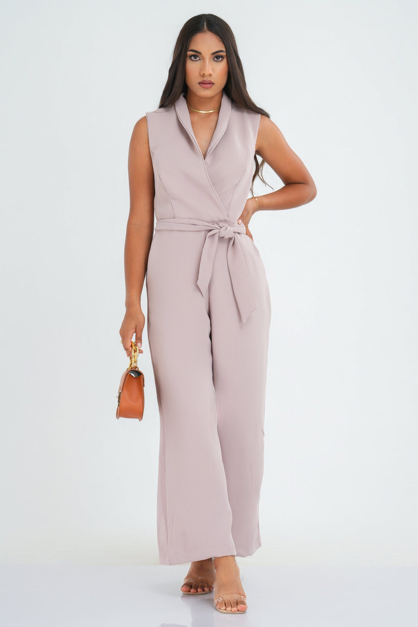 Whitney Jumpsuit - Sand