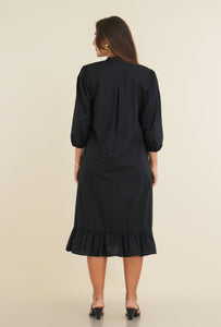 Hazel Midi Dress - Black
