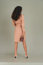 Load image into Gallery viewer, Stella Utility Mini Dress- Copper
