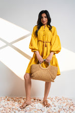 Load image into Gallery viewer, Lina Mini Dress - Mustard
