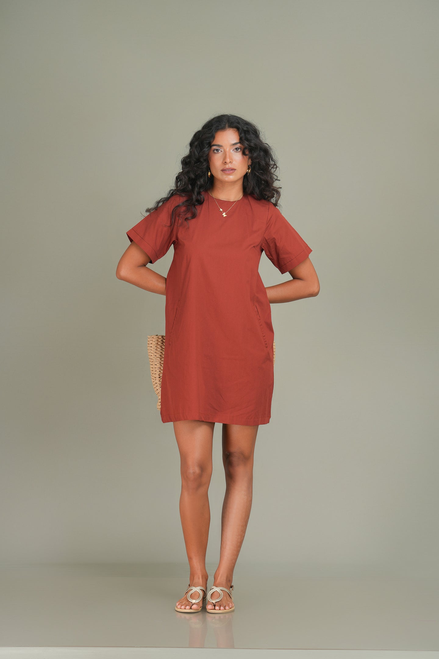 Day Shift Mini Dress - Autumn