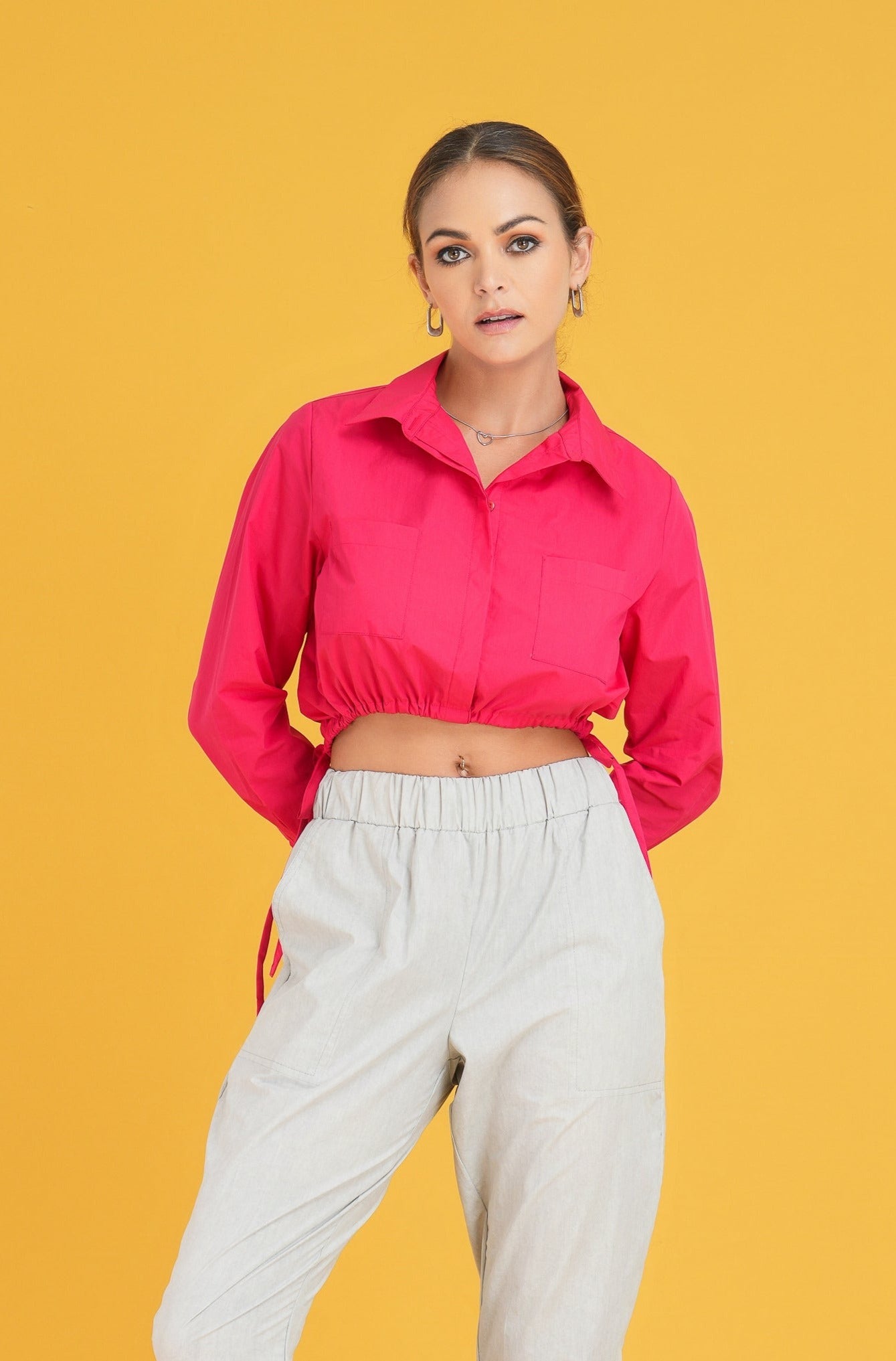 Luna Rouched Top - Barbie