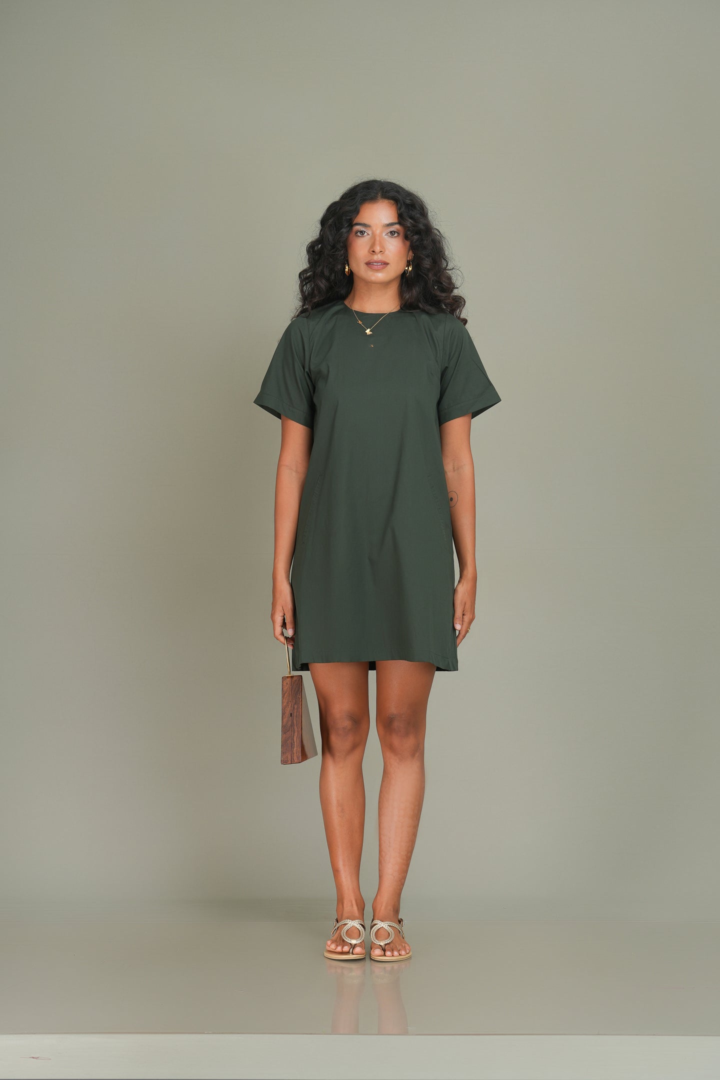 Day Shift Mini Dress - Deep