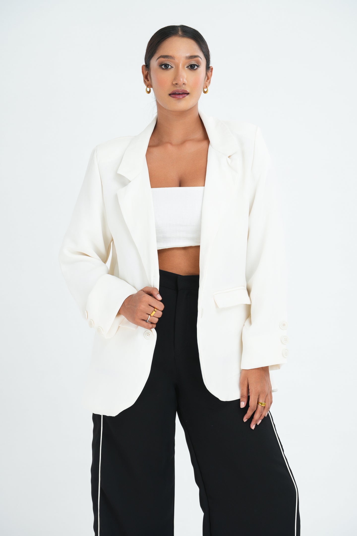 Victoria Blazer - Pearl