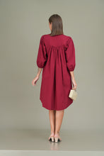 Load image into Gallery viewer, Hazel Mini Dress - Wine

