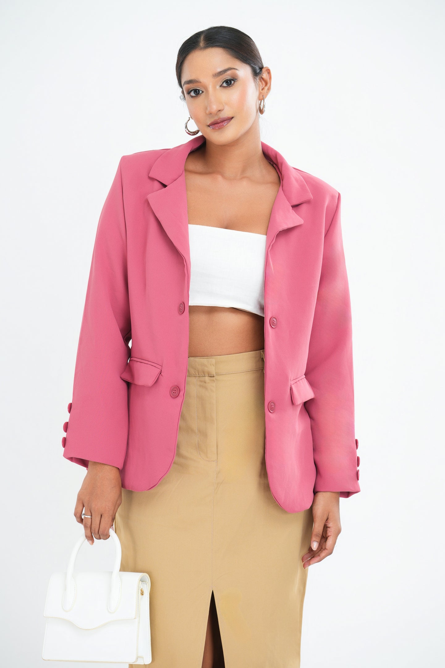 Victoria Blazer - Blush