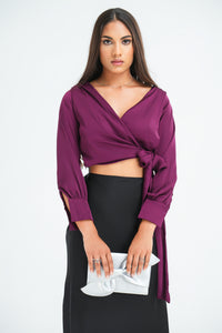 Quincy Top - Plum