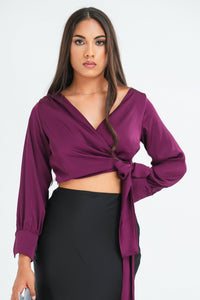 Quincy Top - Plum