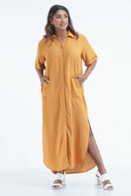 Load image into Gallery viewer, Summer Utility Midi - Mustard
