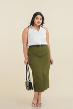 Load image into Gallery viewer, Juliana Midi Skirt - Olive
