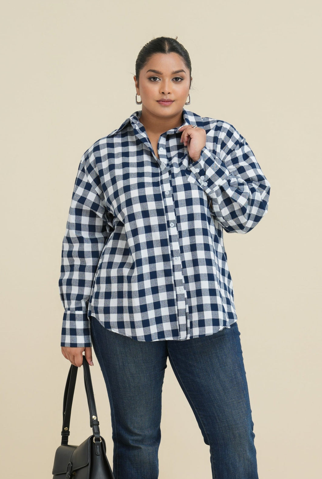 Classic Oversized Shirt - Midnight