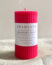 Load image into Gallery viewer, Mini Pillar Cranberry Woods Candle

