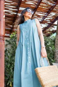 Daphne Midi Dress - Teal