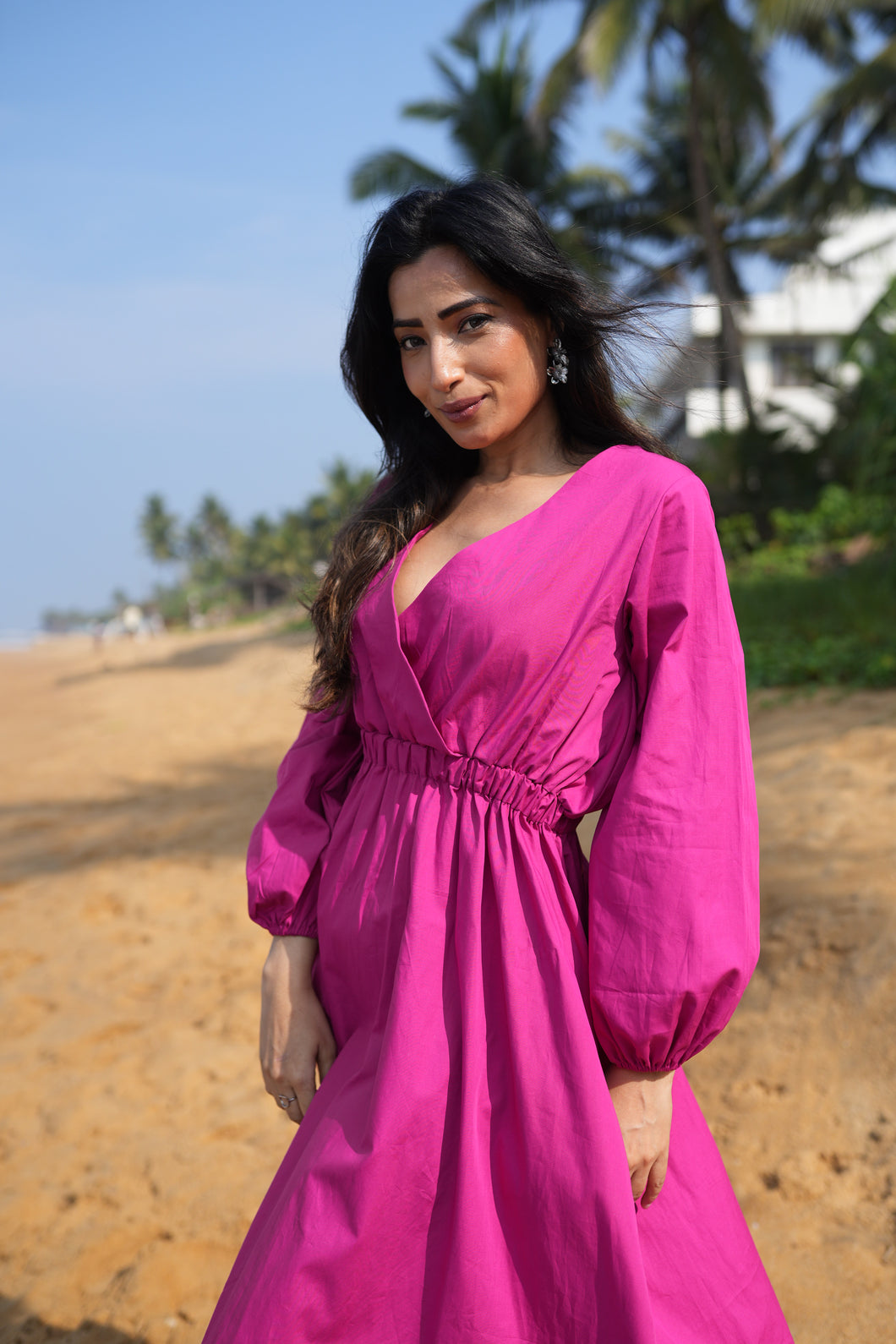 Kaira Maxi Dress - Berry