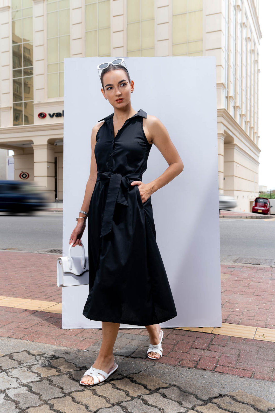 Mia Midi Dress - Black