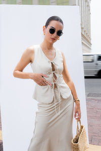 Rosie Maxi Skirt - Oat