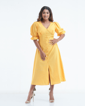 Load image into Gallery viewer, Anne Midi Dress - Mustard
