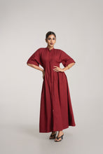 Load image into Gallery viewer, Pinning You Maxi Dress - Merlot
