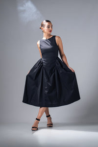Frankie Midi Dress - Black