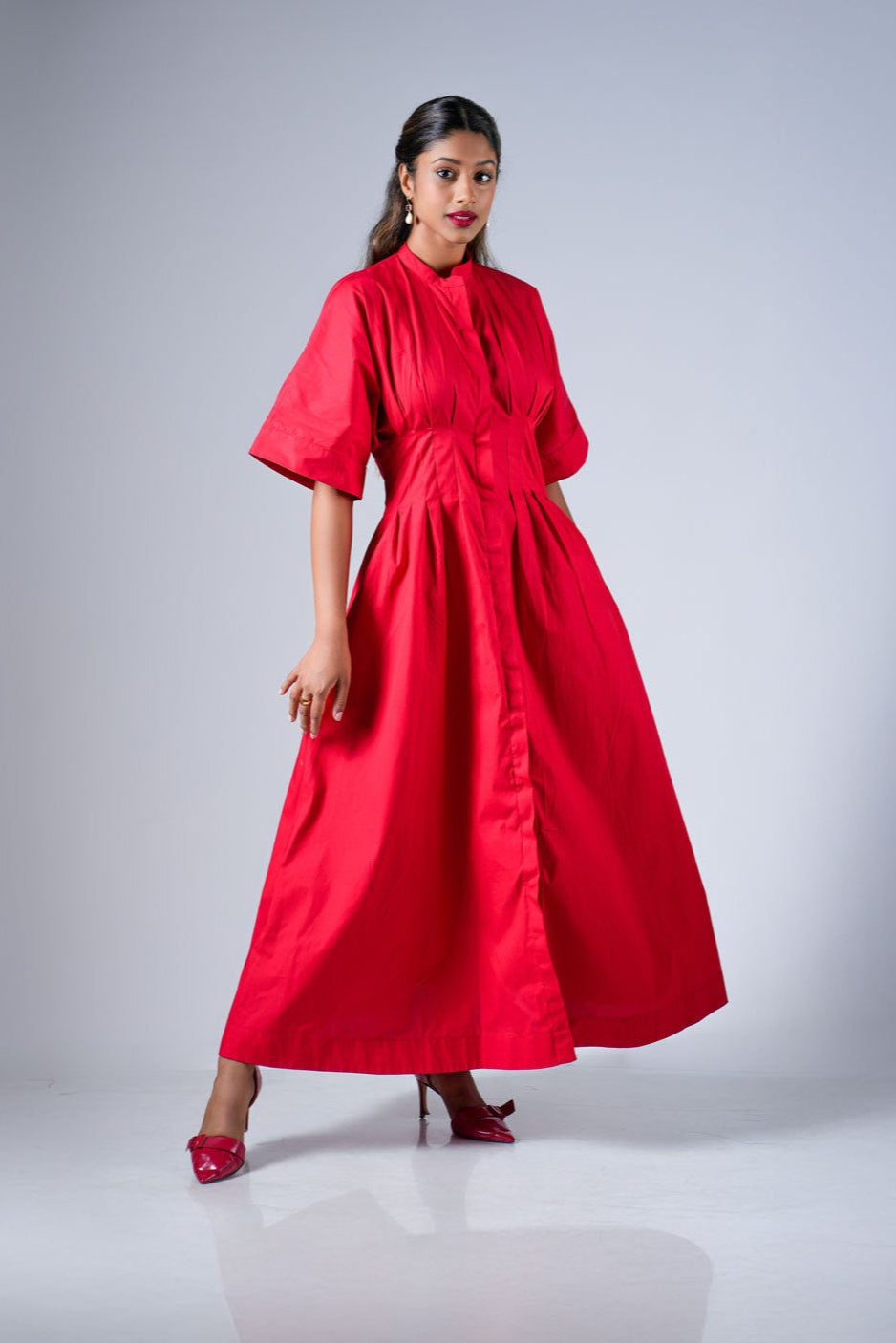 Pinning You Maxi Dress - Scarlet